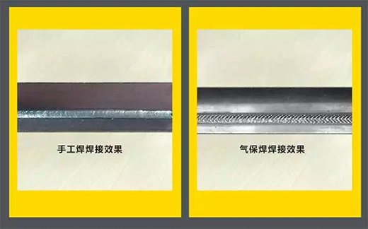 银娱优越会717NB 251III焊机焊接成效
